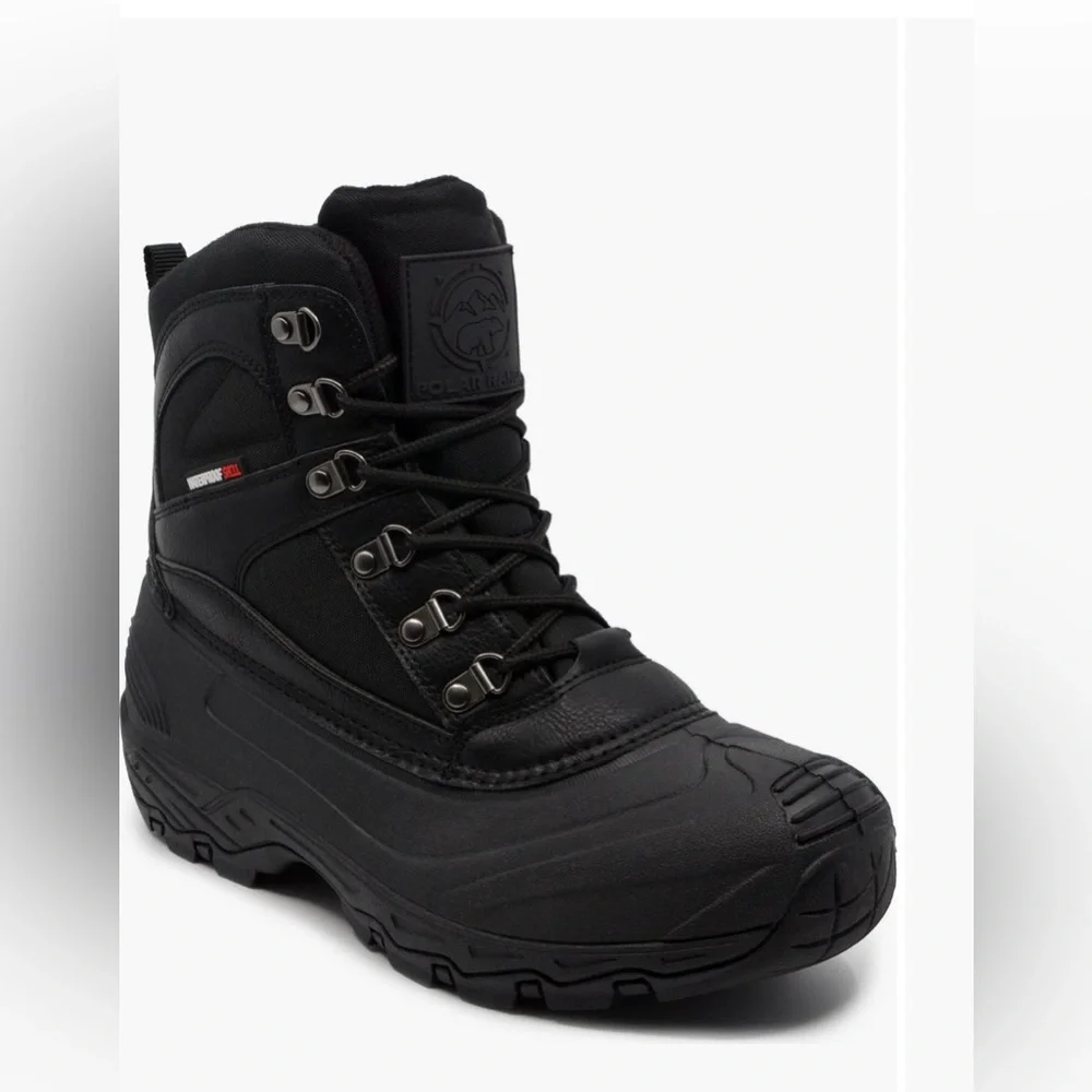 Black Men's Rain & Snow Boots